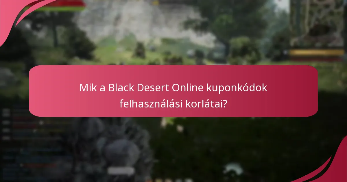 Milyen tárgytípusokra alkalmazhatók a Black Desert Online kuponkódok?